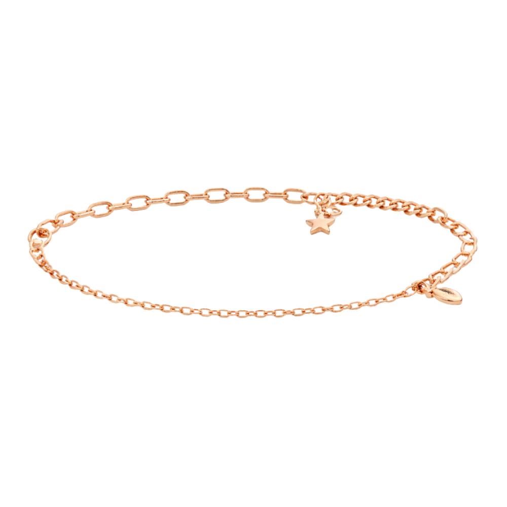 PULSERA CADENA CON DIJE ESTRELLA DORADA